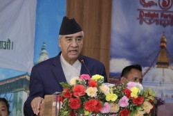 स्थायी शान्ति र लोकतन्त्रका लागि सत्तागठबन्धनलाई बहुमत दिलाउन प्रधानमन्त्री देउवाद्वारा आह्वान