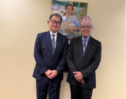 अर्थमन्त्री खनाल र जाइकाका उपाध्यक्षबीच भेट