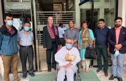 डिस्चार्ज कांग्रेस नेता भण्डारी 