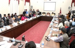 राष्ट्रियसभा सदस्यको निर्वाचनका लागि आयोगद्वारा दलहरूसँग छलफल