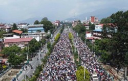 माइतीघरबाट सुरू भएको जेन-जि पुस्ताको प्रदर्शन  बानेश्वरमा : बालेन शाहको समेत समर्थन