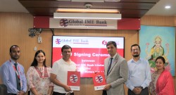 ग्लोबल आइएमई बैंक र शशिला मोटर्सबिच विद्युतीय सवारी कर्जा प्रवाहसम्बन्धी सम्झौता 