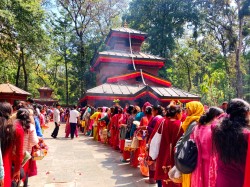 बागलुङ कालिकामा चैतेदसैँमा ३७ लाख भेटी सङ्कलन