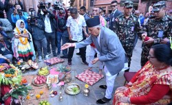 कोजाग्रत पूर्णिमा: राष्ट्रपतिद्वारा नवदुर्गाको विशेष पूजा