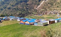 जाजरकोट भूकम्पः रुकुमपश्चिममा ३० हजार अस्थायी आवास निर्माण