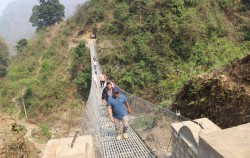 थाप्राङ-तिपाङ जोड्ने पुल निर्माण, स्थानीय हर्षित 