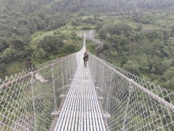 झोलुङ्गे पुल निर्माण गरेपछि यात्राअवधि छोटियो