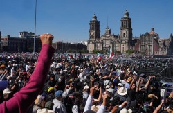 मेक्सिको सिटीको विरोध प्रदर्शनमा झडप, १२० जना घाइते