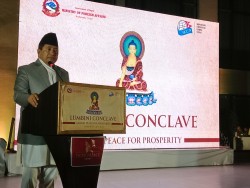 लुम्बिनी बौद्ध दर्शनको उद्गमस्थल हो: परराष्ट्रमन्त्री श्रेष्ठ