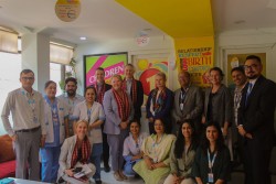 नर्वेकी अन्तर्राष्ट्रिय विकासमन्त्री टिभिनेरेइमद्वारा एमएसआई केन्द्र अवलोकन