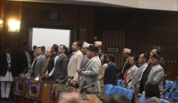 प्रतिनिधि सभा बैठक अवरुद्ध , विपक्षी दलहरूको विरोध
