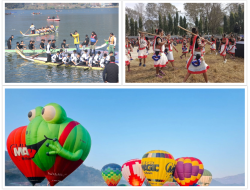  जल, जमिन र आकाश लक्षित महोत्सवले गुलजार पोखरा