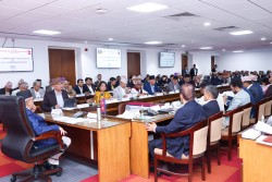  प्रधानमन्त्रीको उपस्थितिमा मन्त्रालयगत वार्षिक प्रगति समीक्षा र बजेट कार्यान्वयनबारे छलफल