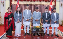 नवनियुक्त पाँच राजदूतद्वारा पद तथा गोपनीयताको शपथ