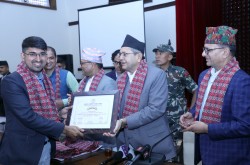 समाज जागरुक बनाउन सञ्चार क्षेत्रको भूमिका महत्वपूर्ण : सभामुख घिमिरे