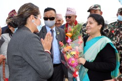 राष्ट्रपति भण्डारी भोजपुरको उत्तरी क्षेत्र कुलुङमा