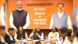भारत भ्रमणमा रहनुभएका नेपाली सांसदद्वारा भाजपा नेतासँग भेटघाट