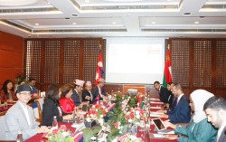 परराष्ट्रमन्त्री डा राणा र ओमानका विदेशमन्त्री अल बुसाइदीबीच द्विपक्षीय वार्ता