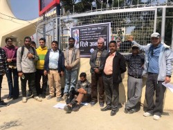 महानगरको ज्यादतीविरुद्ध पत्रकारहरू ६ दिनदेखि रिले अनसनमा