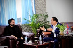 शहरी विकासमन्त्री बुढा र बालेनबीच भेटवार्ता