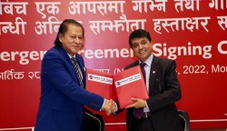 मर्जरको अन्तिम समझदारीपत्रमा हस्ताक्षर, देशकै ठूलो बैंक बन्दै ग्लोबल आइएमई बिओके
