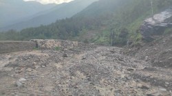 बारपाक–लाप्राक सडक स्तरोन्नतिमा ढिलाइ