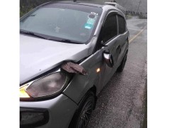 चितवनमा गुडिरहेको कारमा ढुङ्गा खस्यो