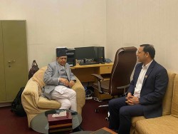  सभामुख घिमिरेसँग रास्वपाका नेताहरूको भेटवार्ता
