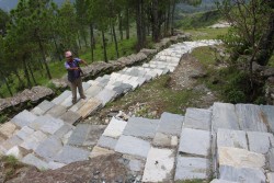 ऐतिहासिक ‘कोटघर’ पुग्न कलात्मक पदमार्ग तयार