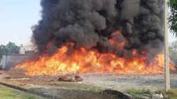 बाँकेको  बाहुबली हर्बल जडीबुटी उद्योगमा आगलागी