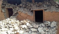 गएरातिको भूकम्पले २३ घरमा क्षति