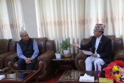 वनमन्त्री शाहीसँग भारतीय राजदूतको शिष्टचार भेट