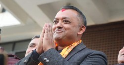 कांग्रेसका नवनिर्वाचित सभापति थापाको पदवहाली