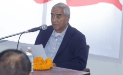 फागुन २१ मा चुनाव तोकिए पनि निष्पक्ष र भयरहित वातावरण बनेको छैन: कांग्रेस सभापति देउवा