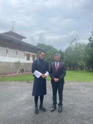  भुटानी नरेशसँग सार्क महासचिको शिष्टाचार भेट