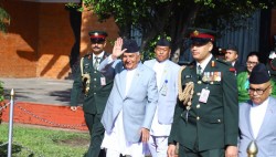 राष्ट्रपति पौडेल सामाजिक विकासका लागि दोस्रो विश्व शिखर सम्मेलनमा सहभागी हुन कतार प्रस्थान