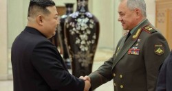  रूसी सुरक्षा प्रमुख शोइगु र उत्तर कोरियाली नेता किमबीच भेटवार्ता