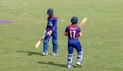 आयरल्यान्ड वुल्भ्सविरुद्ध नेपालले पाँच ओभरभित्र गुमायो तीन विकेट