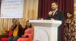 डिजिटल माध्यमबाट हुने हिंसा न्यूनीकरणका लागि सबै जुटौँः सञ्चारमन्त्री खरेल