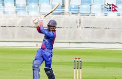 नेपालले चार विकेट  गुमायो, कुशल मल्ल आउट