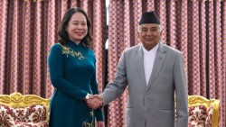 राष्ट्रपति पौडेलसँग उपराष्ट्रपति सुआनको शिष्टाचार भेट