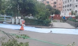  धोबीखोलाको बुद्धनगर–बबरमहल जोड्ने पुलमा आवागमन बन्द