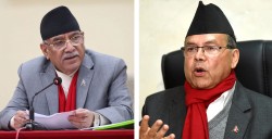 प्रधानमन्त्री प्रचण्ड र एकीकृत समाजवादीका नेता खनालबीच भेटवार्ता