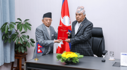 राष्ट्रपति पौडेलसमक्ष मानव अधिकार आयोगको वार्षिक प्रतिवेदन पेस