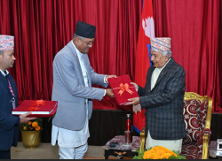  राष्ट्रपतिसमक्ष महान्यायाधिवक्ताको वार्षिक प्रतिवेदन पेस