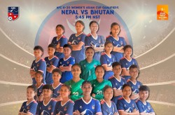 यू–२० महिला एसियन कप छनोट, नेपालले आज भुटानसँग खेल्दै