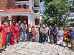 न्यायिक नेतृत्वको  दोलखा भ्रमण