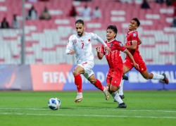 फिफा विश्वकप छनोट खेलमा नेपाल बहराइनसँग पराजित