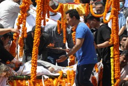 संविधानसभा अध्यक्ष नेम्वाङको अन्त्येष्टि