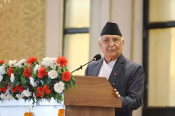 मौलिक हकहरुको कार्यान्वयन गर्दै परिपूर्ण लोकतन्त्र स्थापनाका लागि सरकार प्रयासरत छः प्रधानमन्त्री ओली